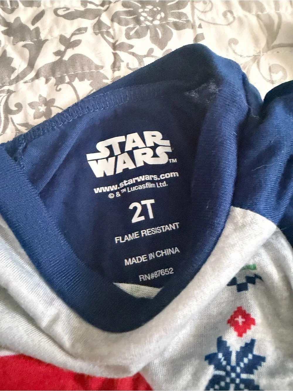 Lot of two Grogu aka Baby Yoda 24 months and 2t pjs
